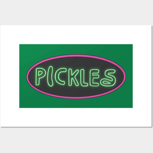 Burgers Pickles Posters and Art